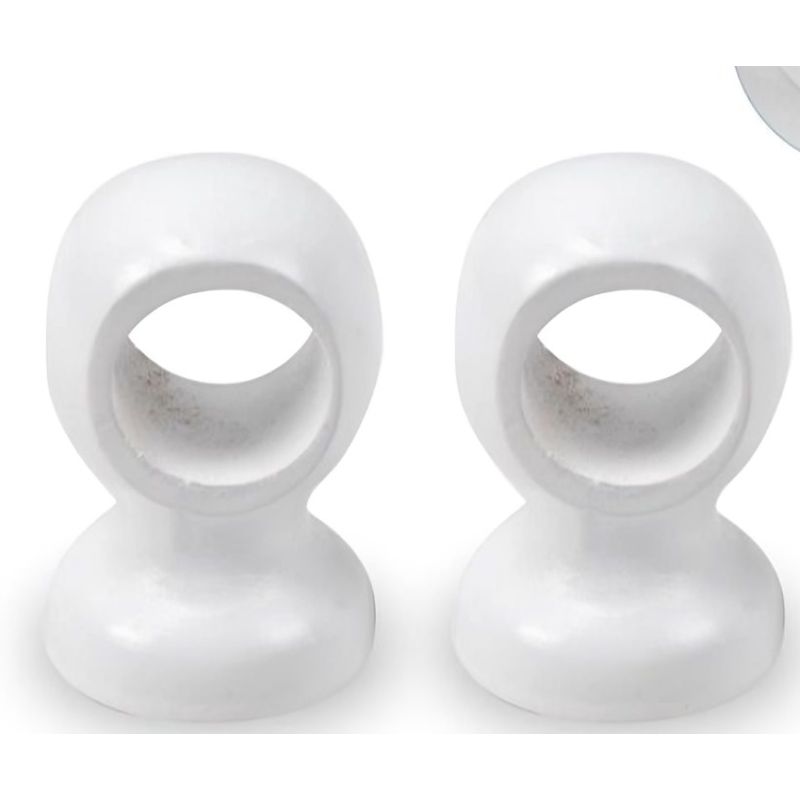 OEM - Soporte de barra de cortina de madera 75X28MM