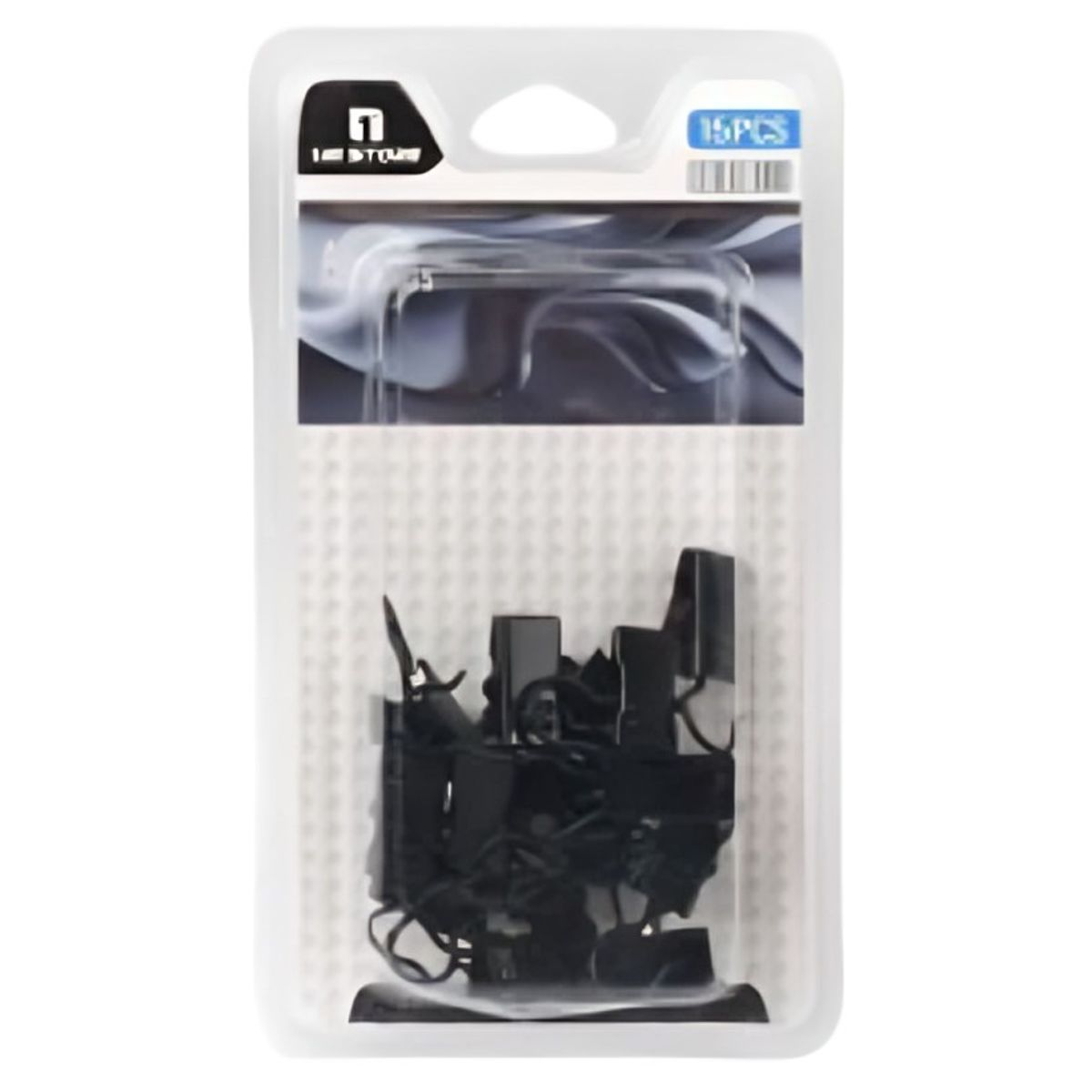 OEM - PACK 2 ACCESORIOS PARA CORTINAS 17X09CM