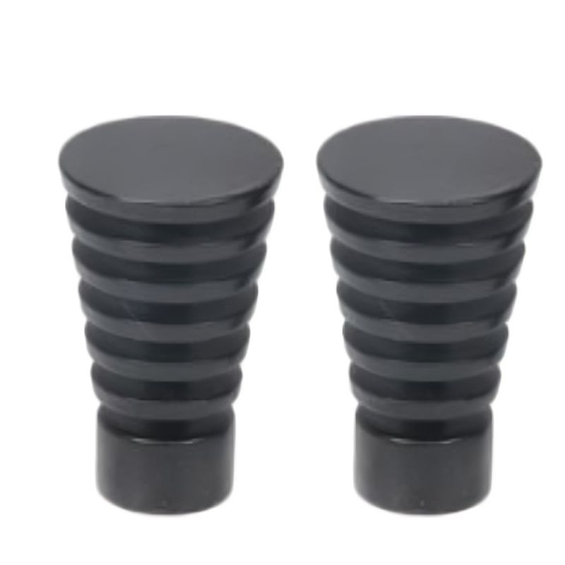 OEM - PACK 2 REMATE DE POSTE DE CORTINA 63X20MM