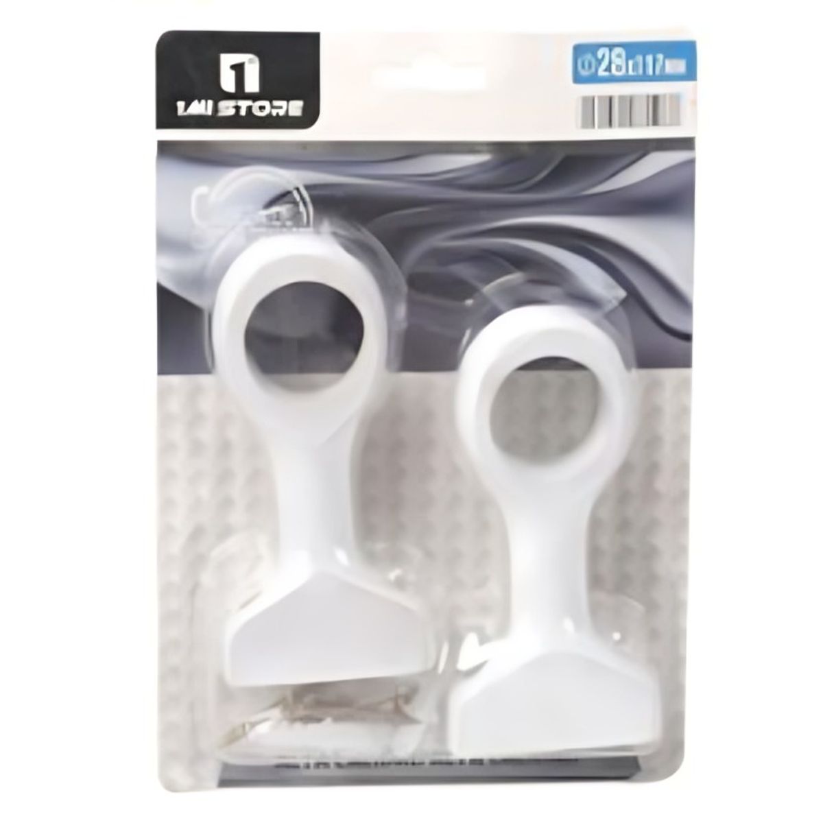 OEM - Soporte de barra de cortina de madera 117MM