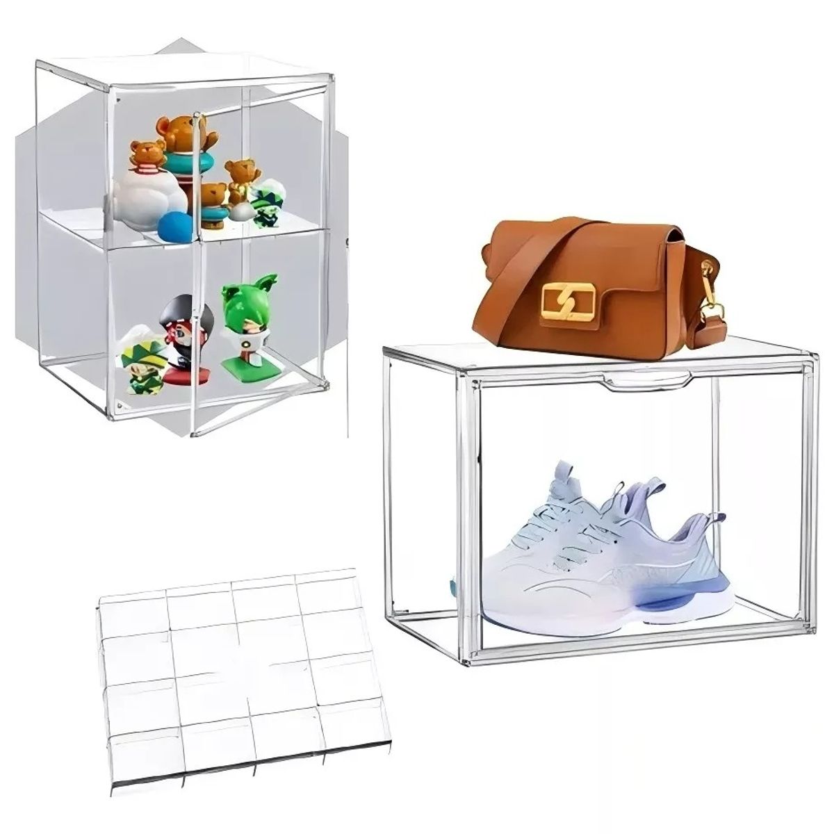 TNAKIEX - Caja De Exhibicion Acrilico Organizadora Transparente
