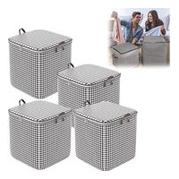 Colcha No Tejida Espesada, Organizador De Ropa, 4 Piezas