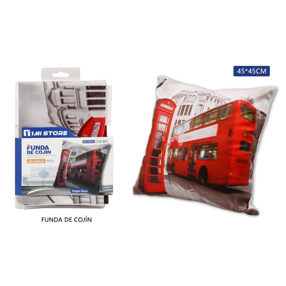 OEM - FUNDA DE COJÍN DISEÑOS 45x45 cm