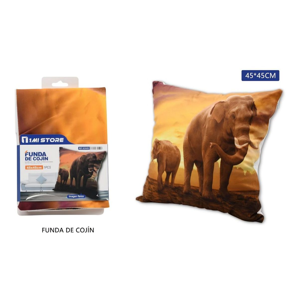 OEM - FUNDA DE COJÍN DISEÑOS 45x45 cm