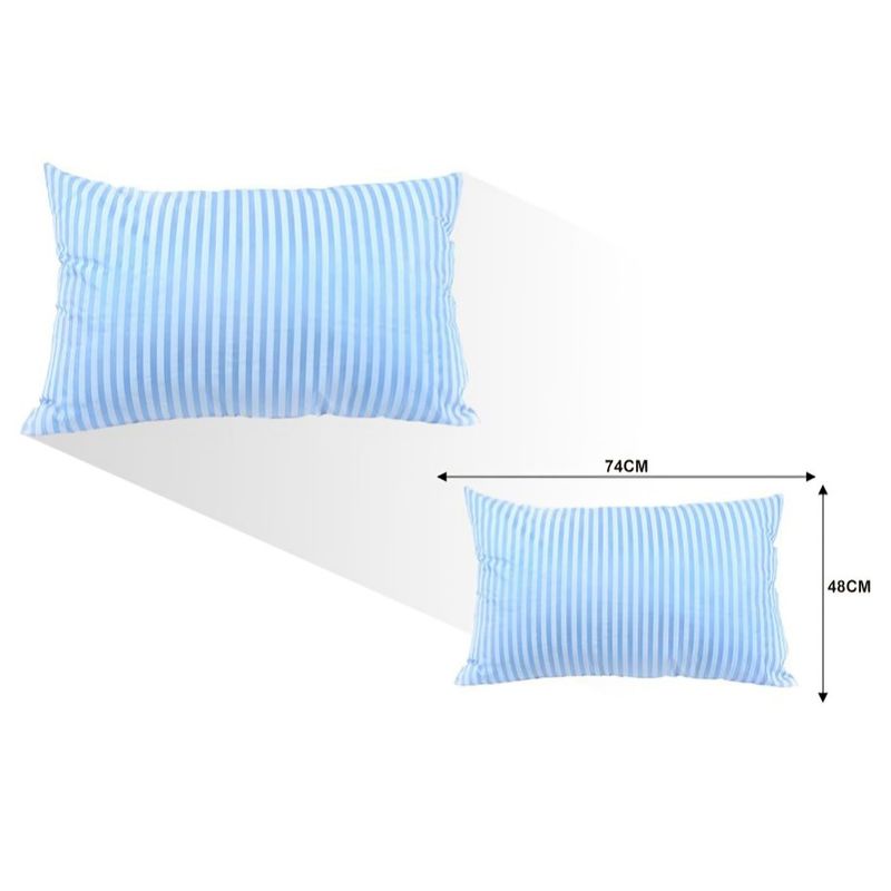 OEM - Almohada 48x74 cm azul 700g