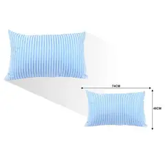 OEM - Almohada 48x74 cm azul 700g