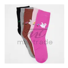 EVERSO - Pack12Calcetines de algodón engrosados ​​para mujer Multicolor39-42
