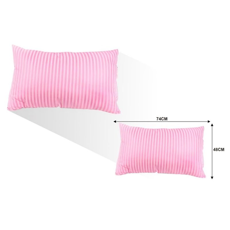 OEM - Almohada 48x74 cm roja 700g