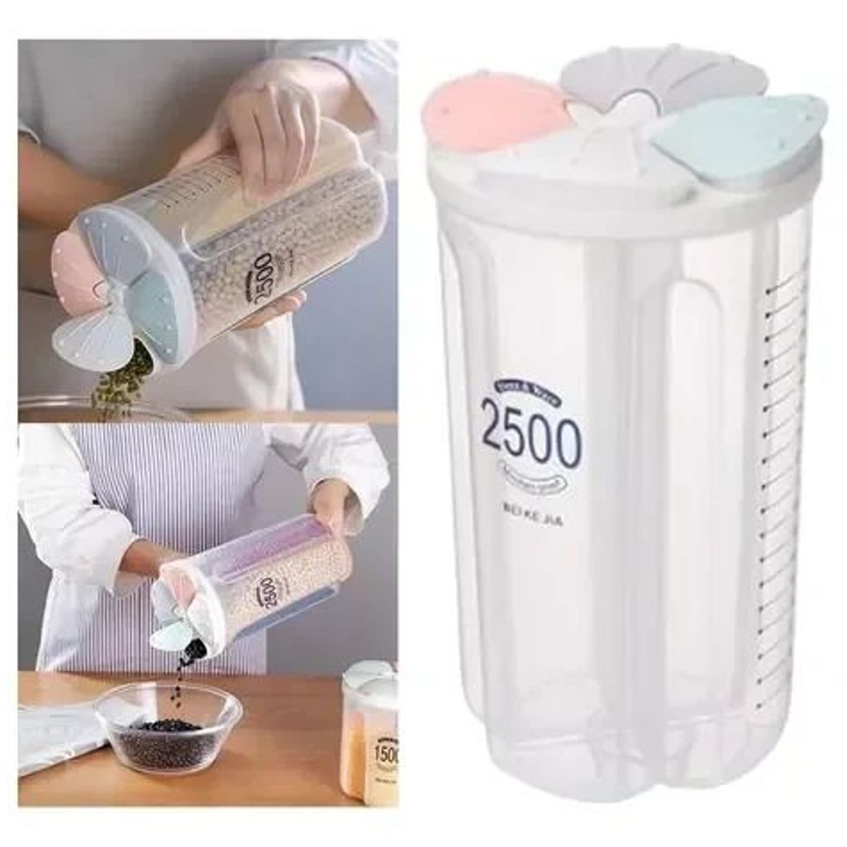 GENERICO - JARRA DISPENSADOR 4 ESPECIES