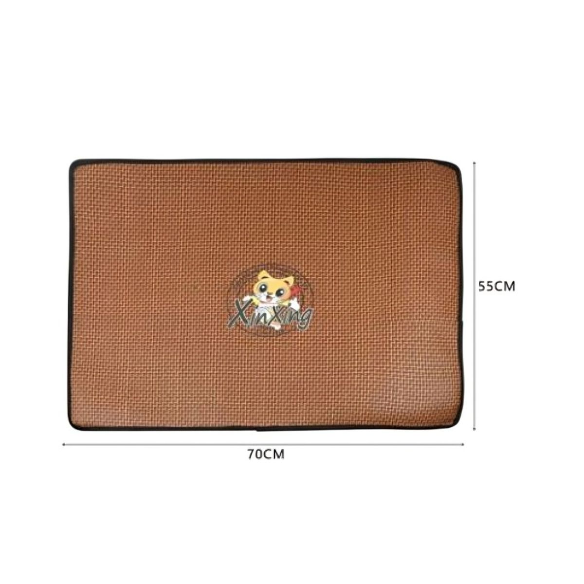 OEM - Alfombra Marrón para Mascotas 70x55 cm