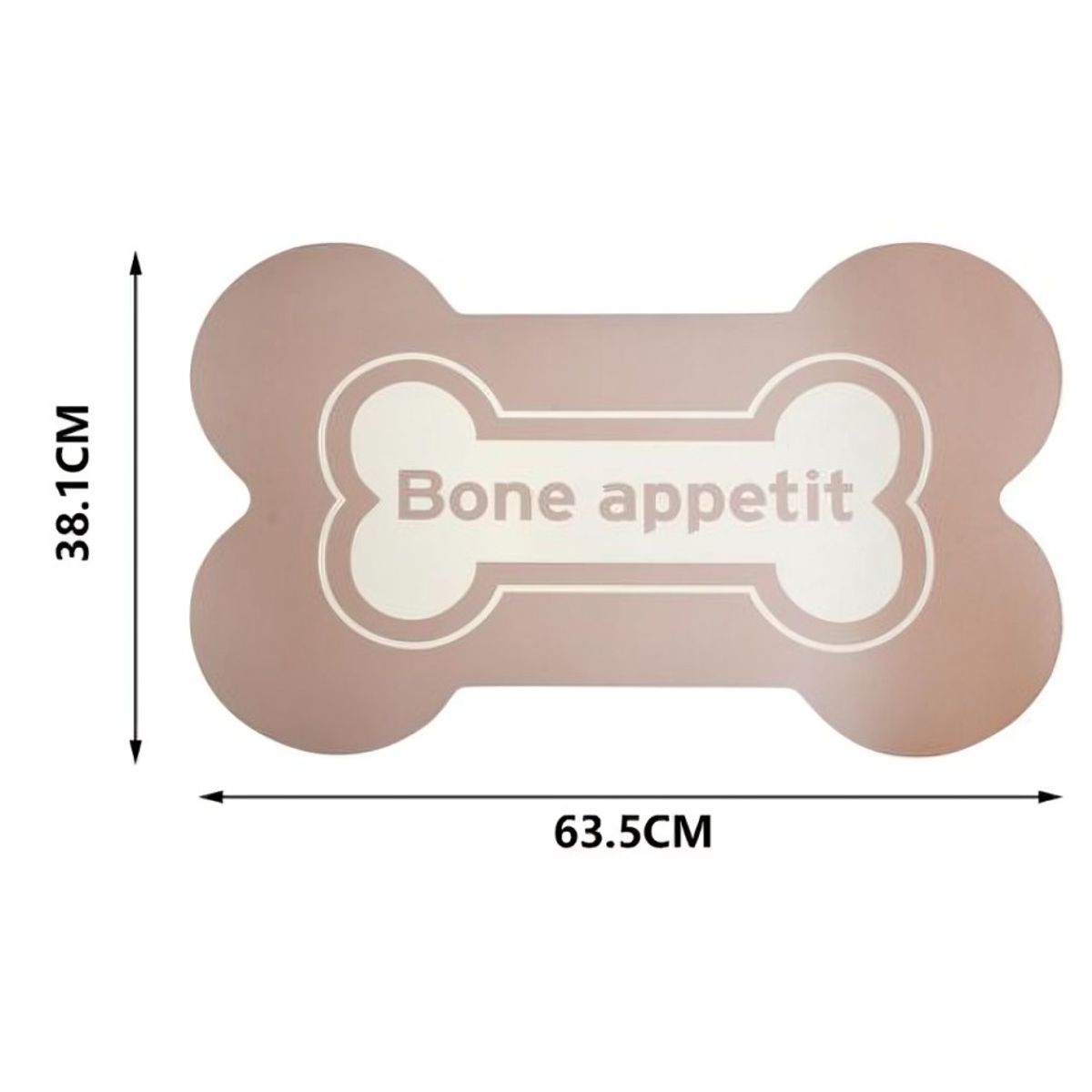 OEM - Almohadilla para Mascotas Beige 635x381 cm