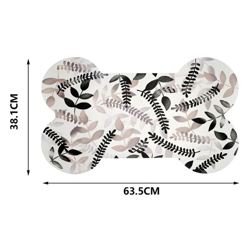 OEM - Almohadilla para Mascotas Blanco y Gris 635x381 cm