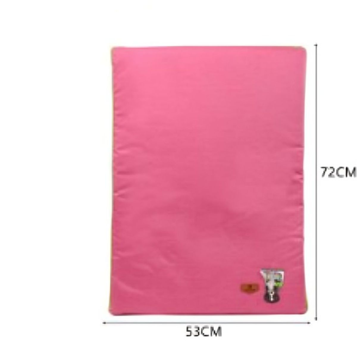 OEM - Almohadilla para Mascotas Gris Rosa y Azul 105x70x2 cm