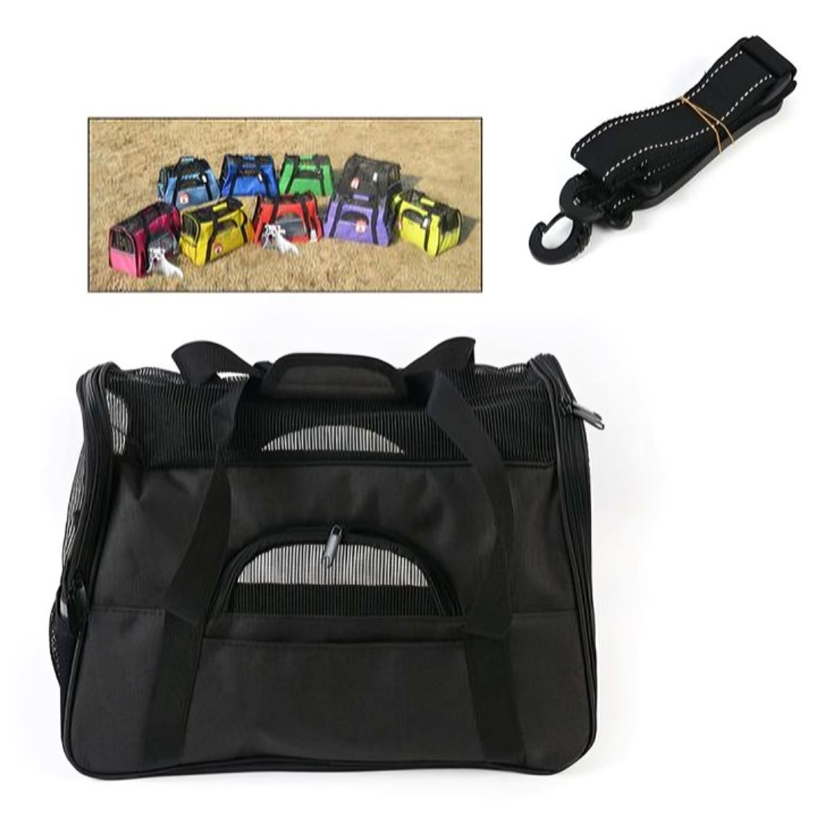 OEM - Bolso Transportín para Mascotas 40x20x26 cm