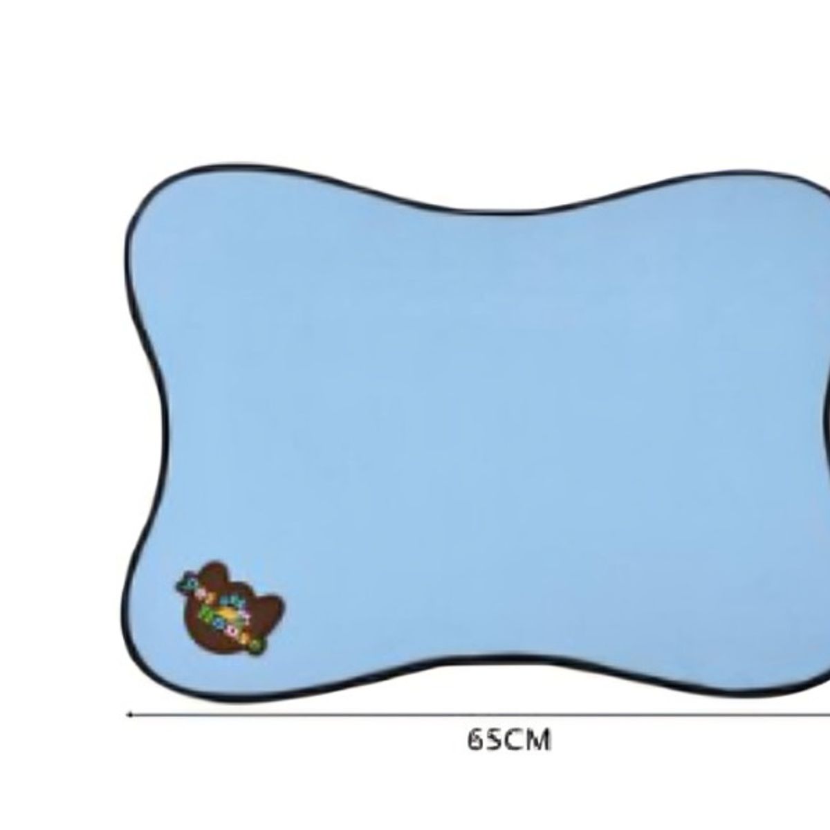 OEM - Alfombra para Mascotas Naranja Gris y Celeste 60x45 cm