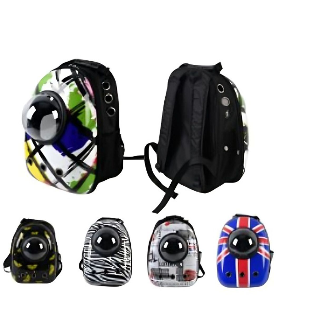 OEM - Mochila de Transporte Rígida  para gatos 43x28x32 cm