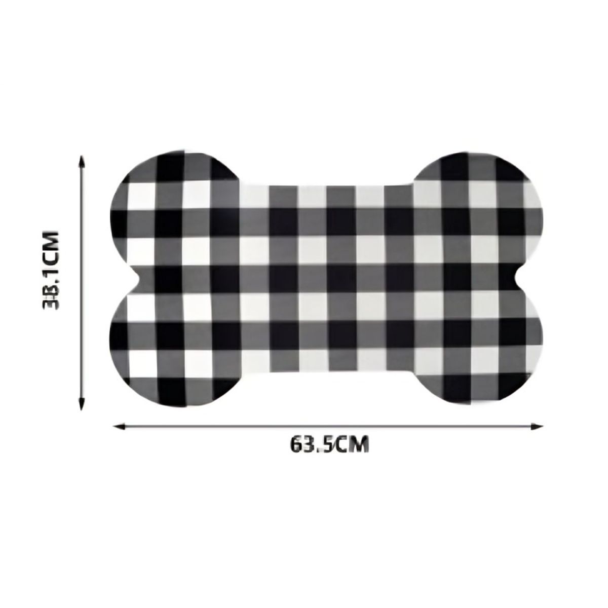 OEM - Almohadilla para Mascotas Cuadros 635x381 cm