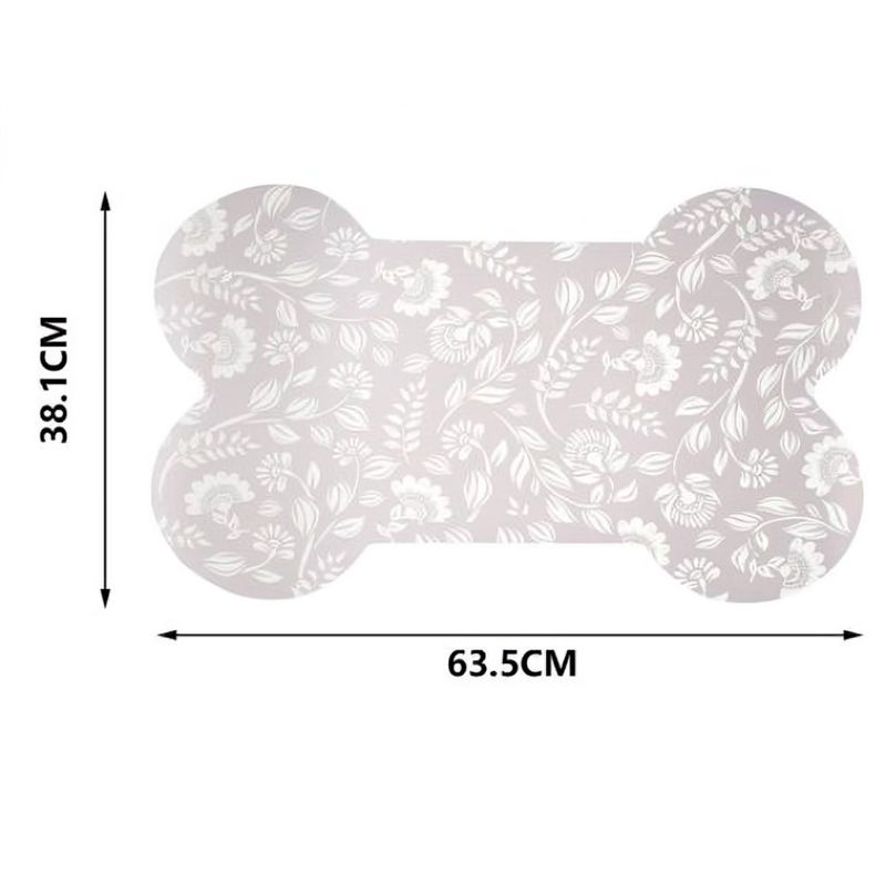 OEM - Almohadilla para Mascotas Beige Floral 635x381 cm