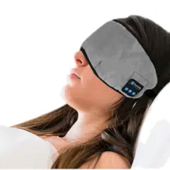 INVENCIBLE - MASCARA PARA DORMIR CON AURICULARES BLUETOOTH HD HIFI NC46