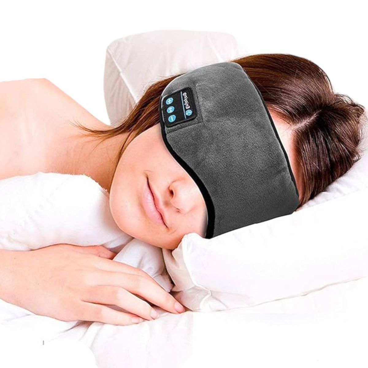 INVENCIBLE - ANTIFAZ CUBRE OJOS PARA DORMIR BLUETOOTH MUSICA NC46