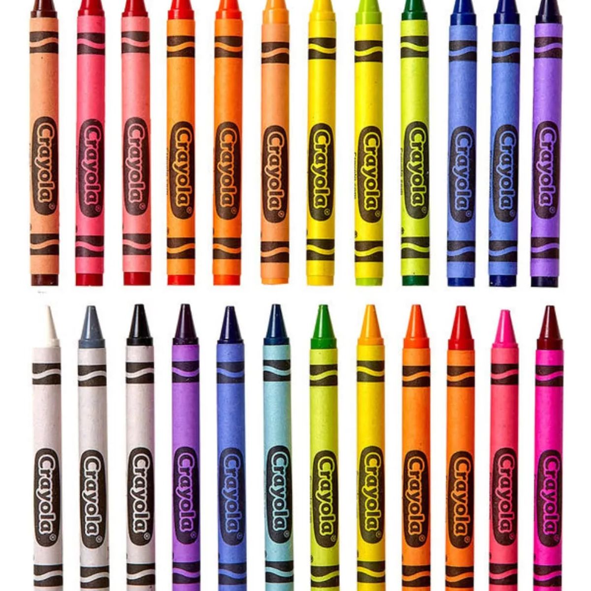 CRAYOLA - Crayola Crayones De Cera 12 Lápices De Colores Escolares