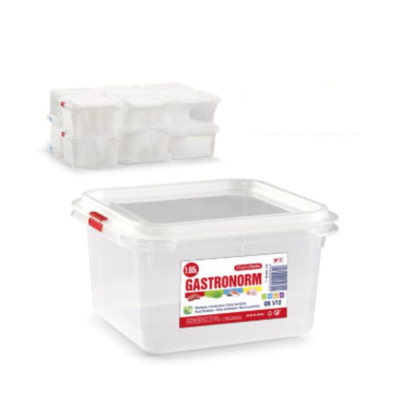 OEM - PACK 2 CONTENEDORES FIAMBRERA COLOR BLANCO 1L