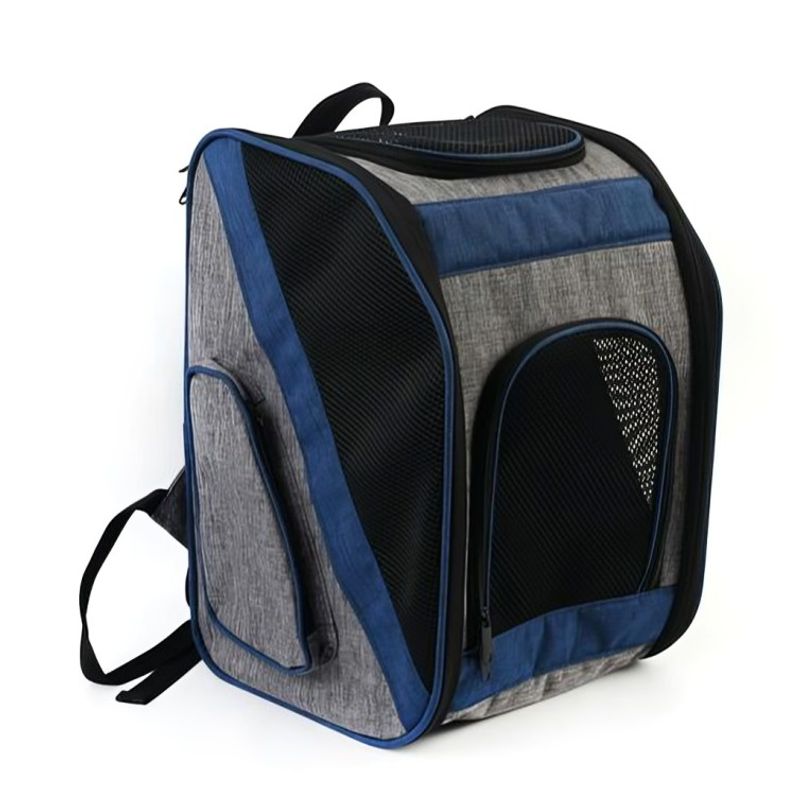 OEM - Mochila de Transporte Flexible con Ventilación para Gato 42x28x30 cm