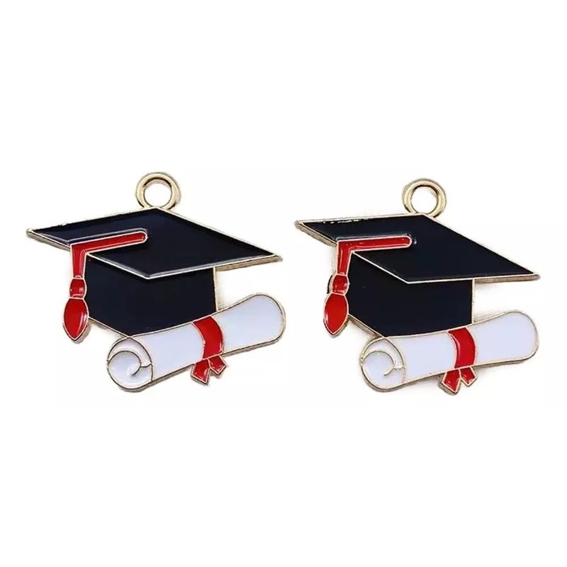 MUNDO MAGIA - Pack 20 Dijes De Birrete Colgantes Para Graduación