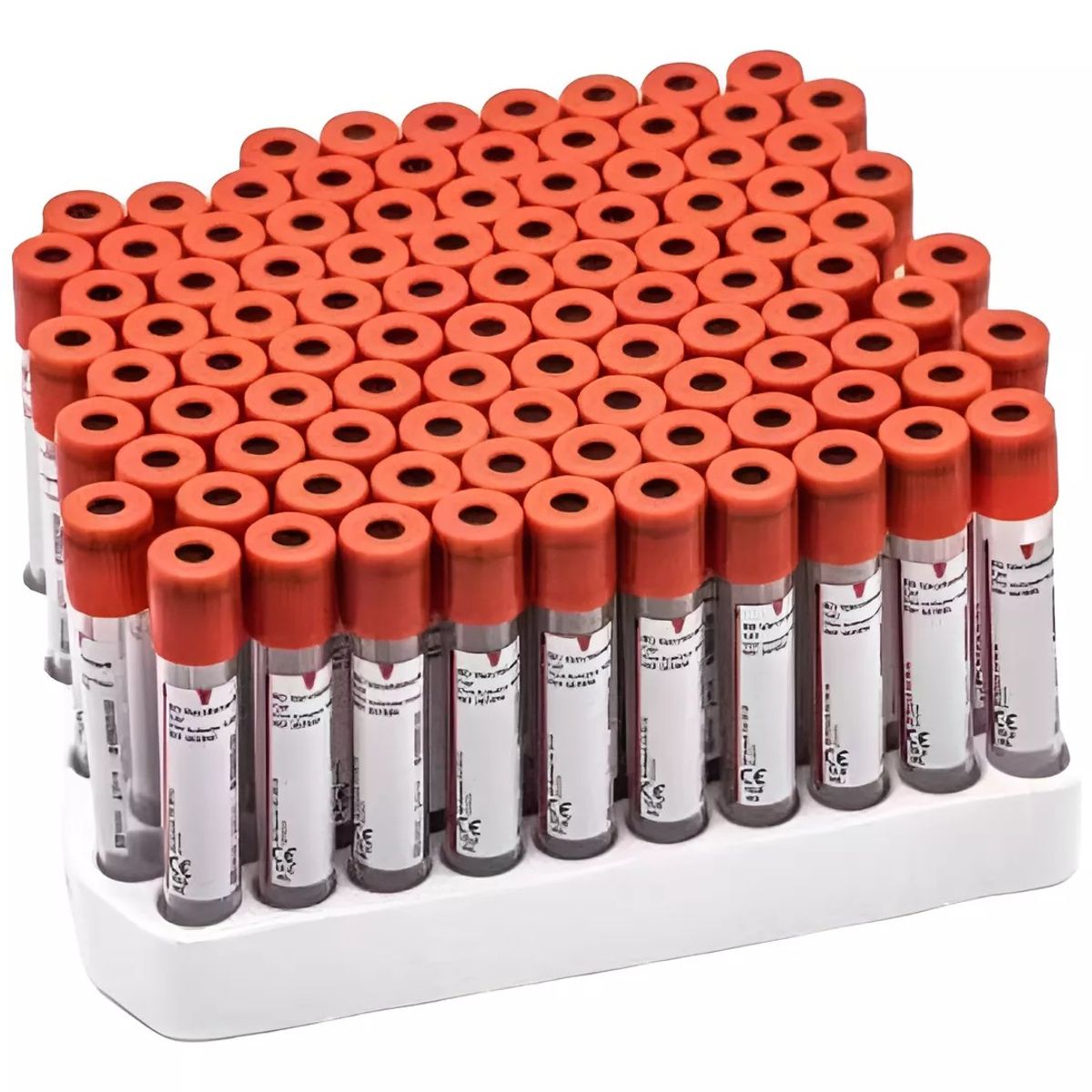 MUNDO MAGIA - X100 Tubos Ensayo 12x100mm Cuagulo Activador Coagulacion5ml