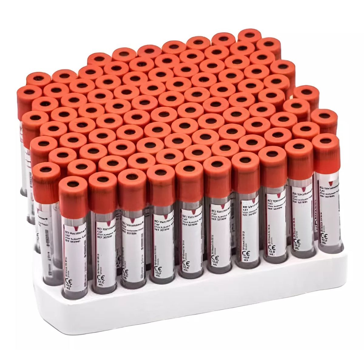 MUNDO MAGIA - X100 Tubos Ensayo 12x100mm Cuagulo Activador Coagulacion5ml