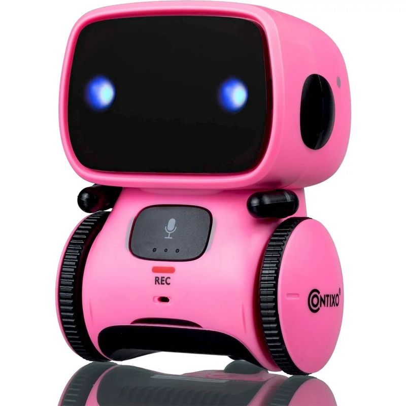 GENERICO - Robot Interactivo Emo Toys Inteligente Hablador Color Rosa