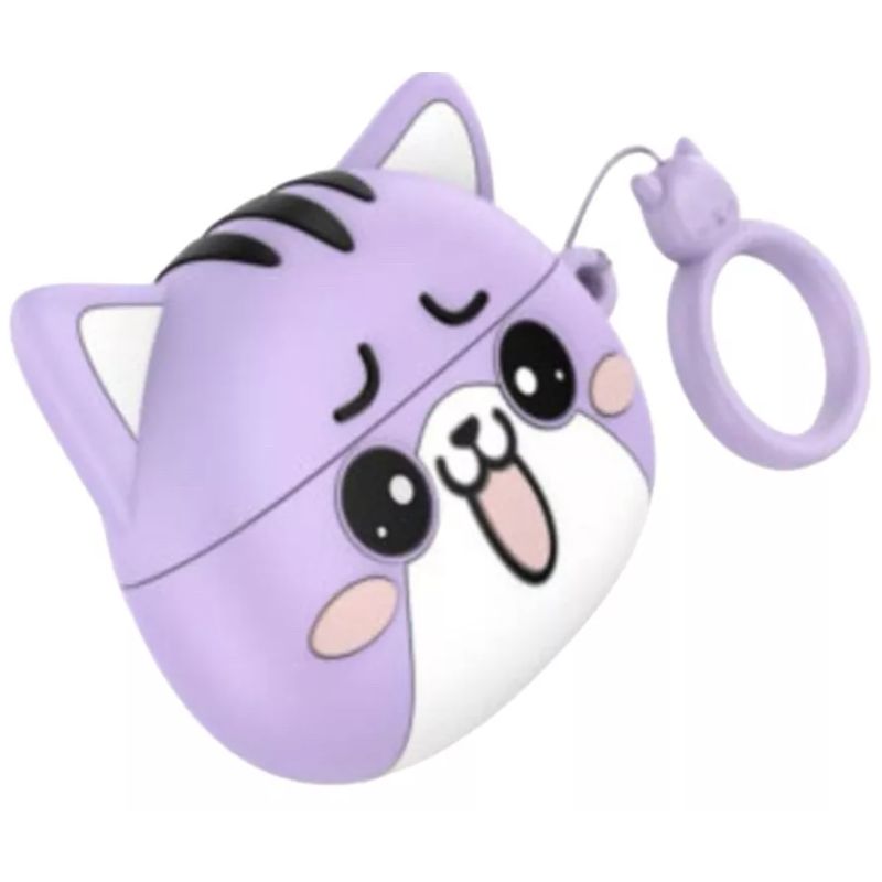 HOCO - Audífonos Inalámbricos HOCO EW48 Funda de Gato Morado