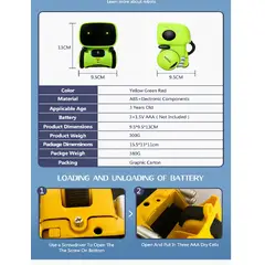 GENERICO - Robot Interactivo Emo Toys Inteligente Hablador Amarillo