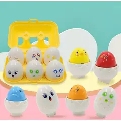 OEM - HUEVOS INTELIGENTES CON EXPRESIONES MONTESSORI