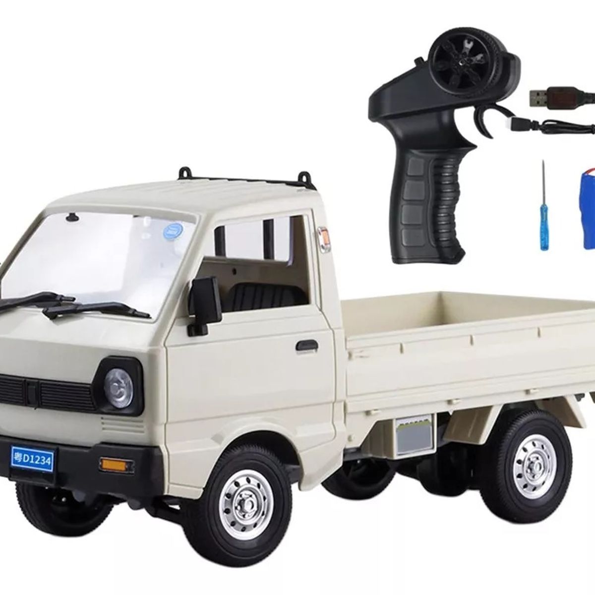 GENERICO - Carrito Furgon Control Remoto Camion Recargable