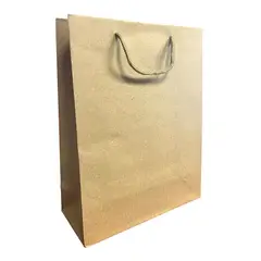 GENERICO - BOLSA DE REGALO PAPEL KRAFT 245X19 CM X12 UNI