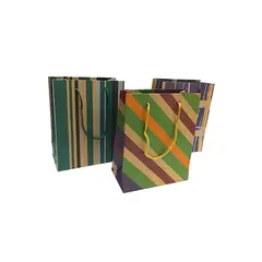 GENERICO - BOLSA DE REGALO PAPEL RONEO DISE?OS 14.5X11.5 CM X12 UNI