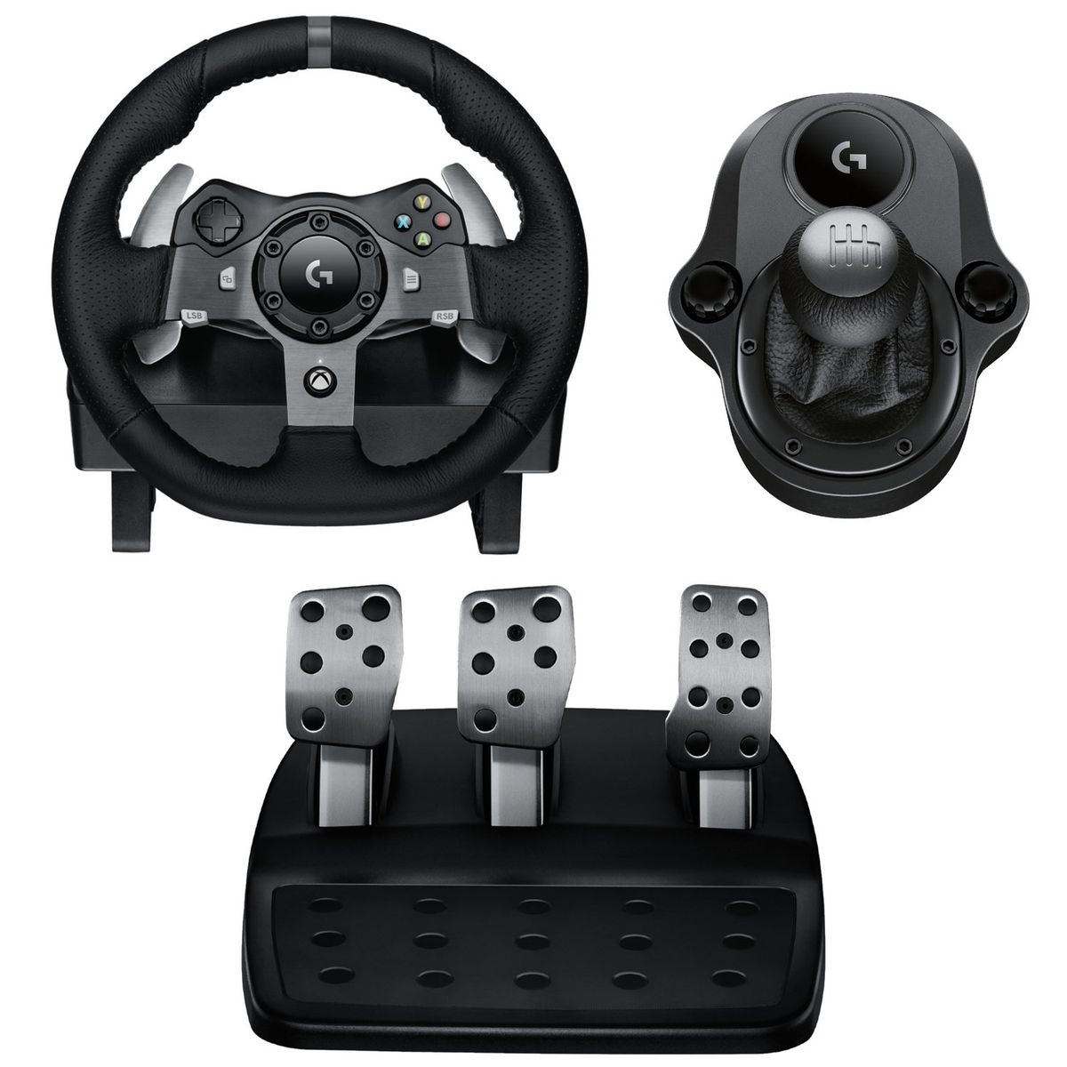 LOGITECH - Volante y Palanca Logitech G920 Para Xbox Series X-S Xbox One y Pc