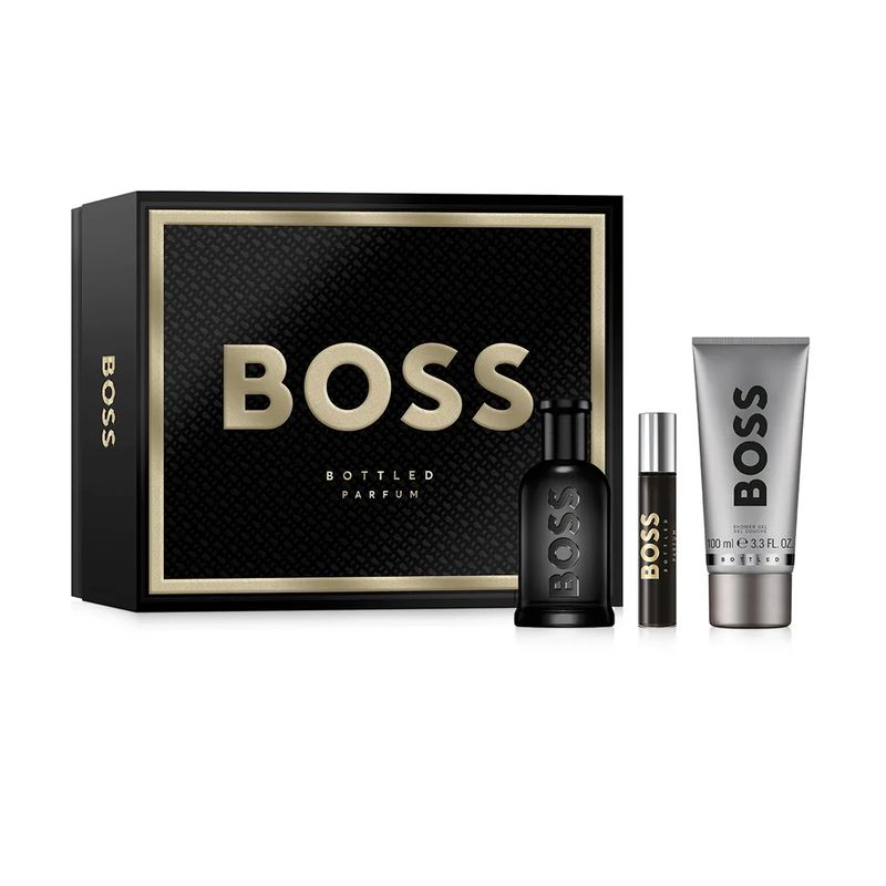 LATTAFA - Estuche Hugo Boss Bottled Parfum 100Ml+10Ml+Sg100Ml Hombre