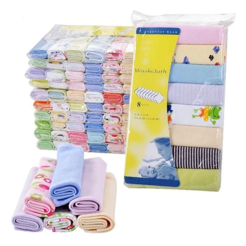 GENERICO - Pack 8 Tutos-pañitos Para Bebés Y Niños