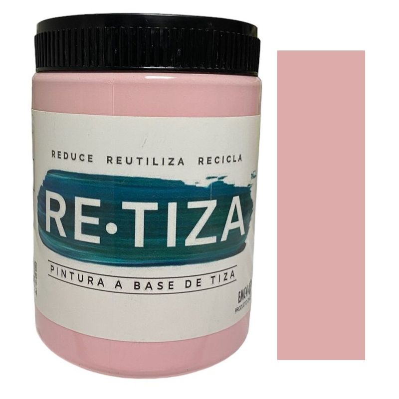 RETIZA - ROSA PASTEL-ROSADO  1 KILO Pintura Tizada/Vintage base agua mate