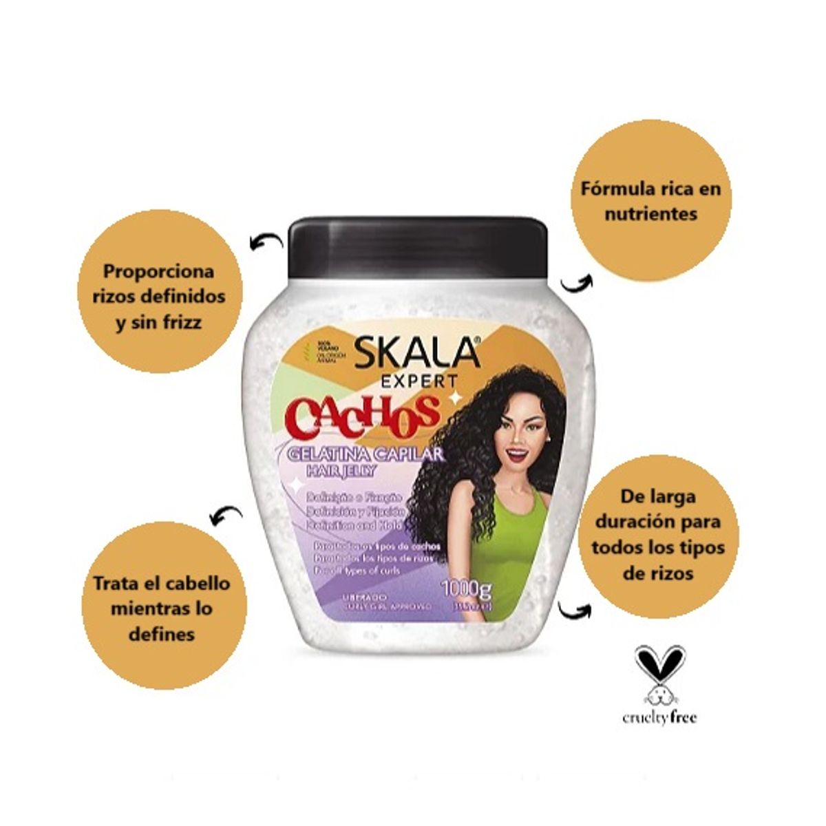 SKALA - GEL CAPILAR CACHOS EXPERT SKALA 1KG