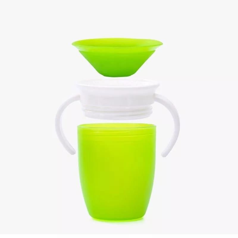 OEM - VASO ANTIDERRAME 360 CON ASAS 270ML VERDE