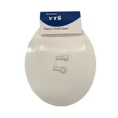 GENERICO - Tapa Asiento Baño Para Wc Blanca Universal Yts Y00393 Cierre Lento