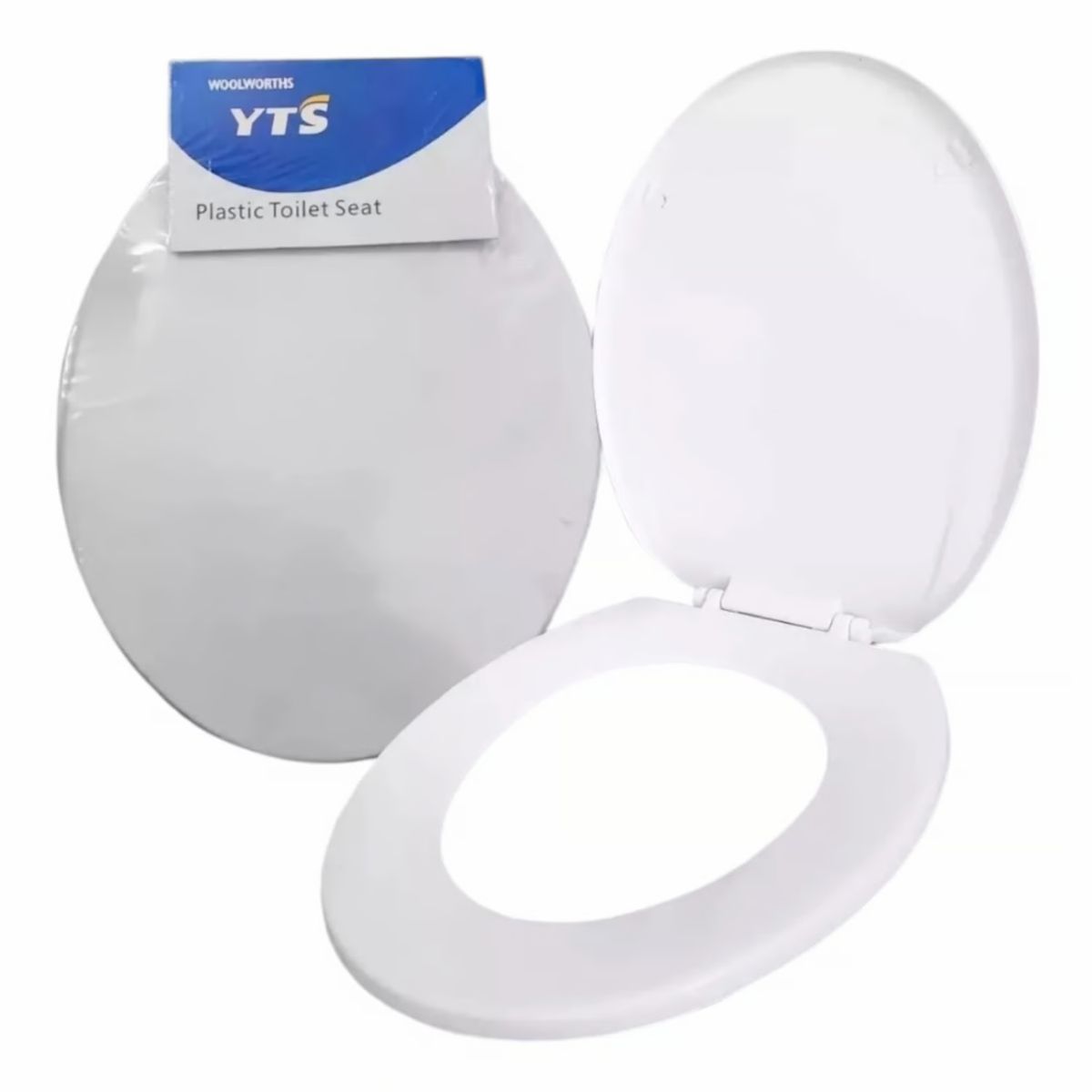 GENERICO - Tapa Asiento Baño Para Wc Blanca Universal Yts Y00393 Cierre Lento