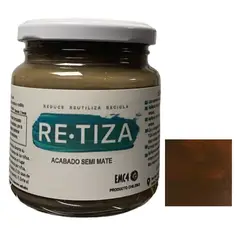 RETIZA - BARNIZ TONO NOGAL 240 ml. Acabado ecológico y orgánico base agua