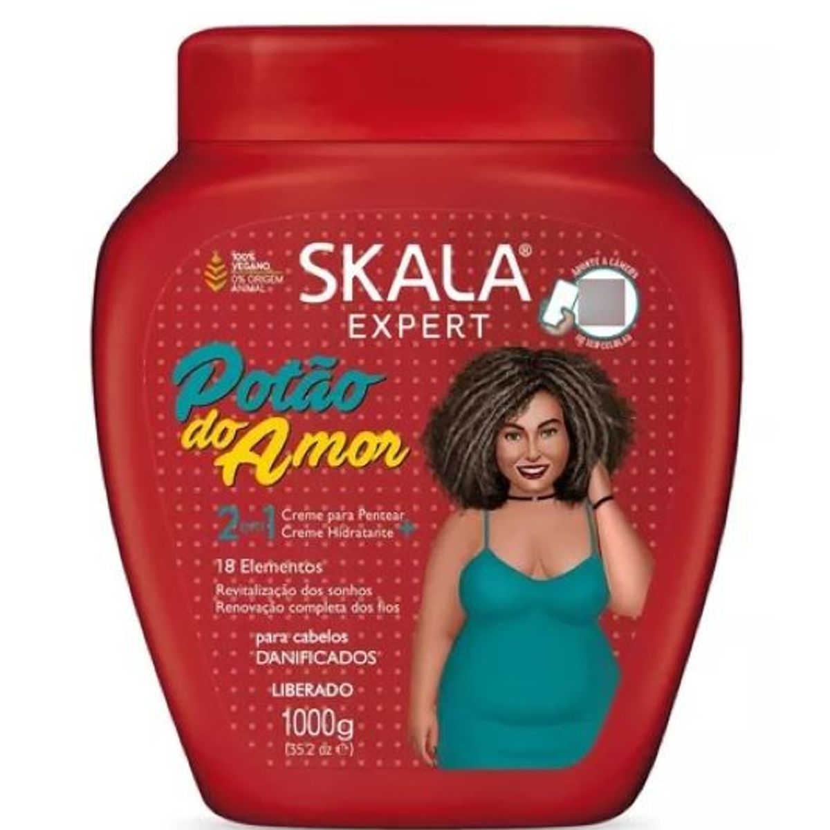 SKALA - MÁSCARA POTAO DE AMOR 1000 G SKALA