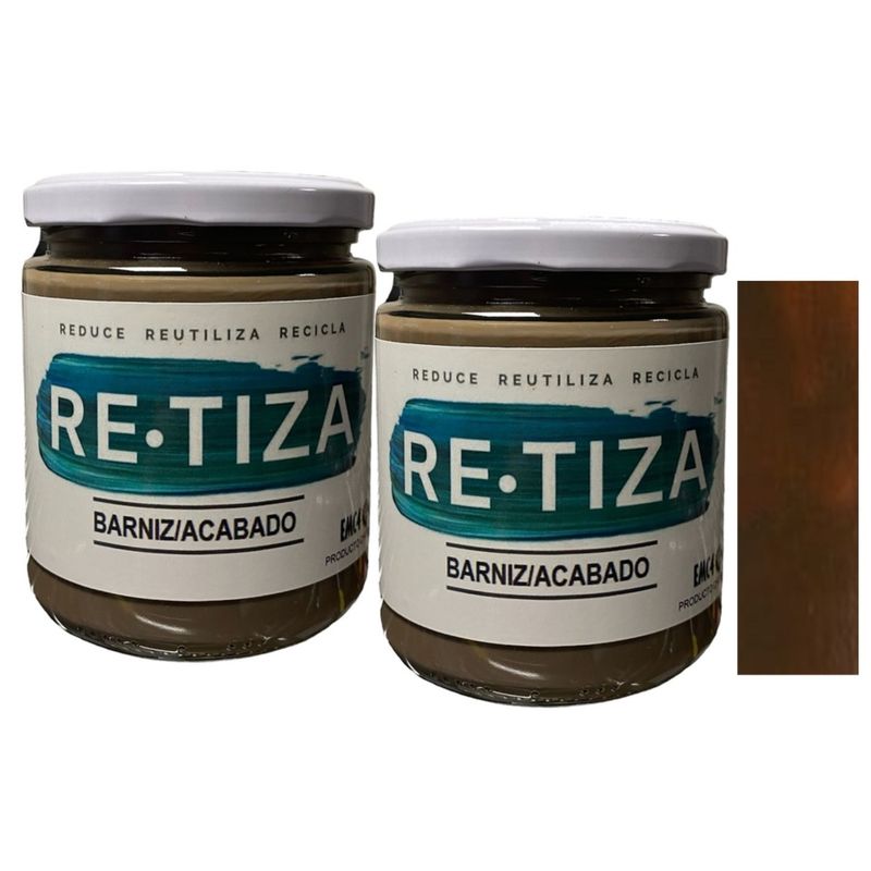 RETIZA - BARNIZ NOGAL 850 ml. Acabado/protección ecológico y orgánico base agua