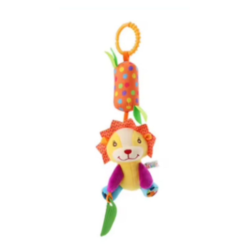 OEM - JUGUETE SONAJERO CON MORDEDOR LEON PARA BEBE