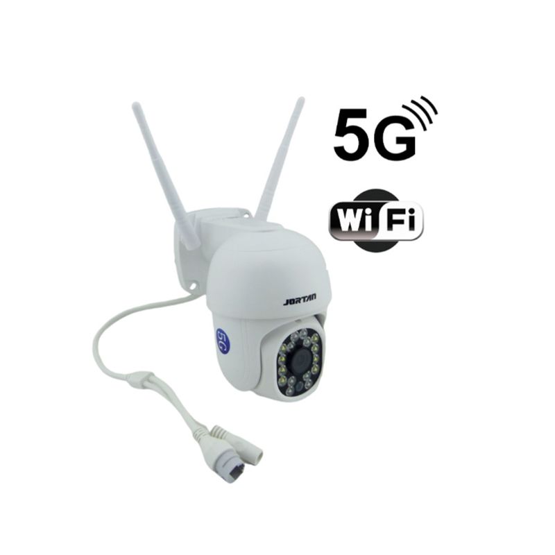 GENERICO - Cámara de Vigilancia IP Externa de 16 LED Marca JORTAN